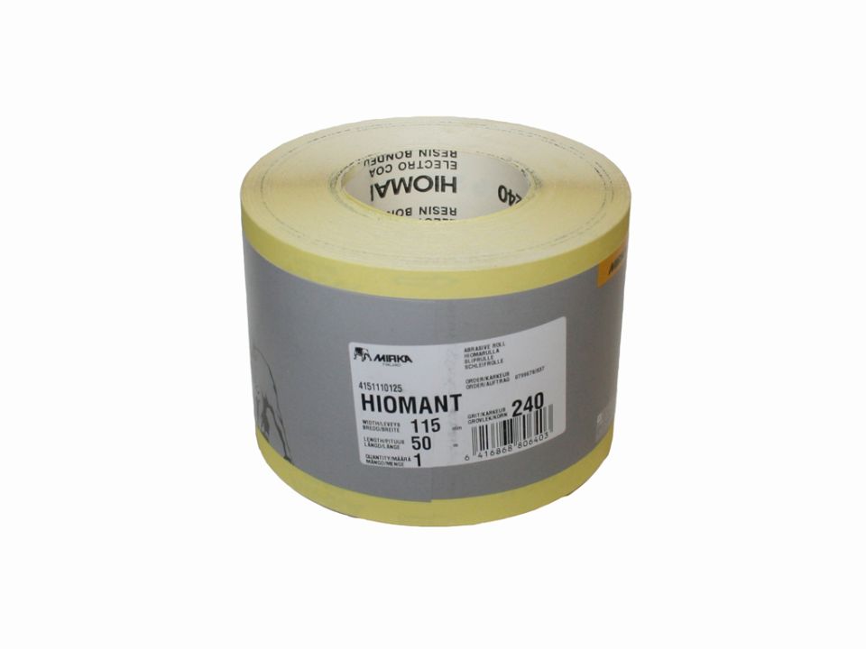 Hiomant Abrasive Paper Roll 240 Grit Ex.Fine 50M