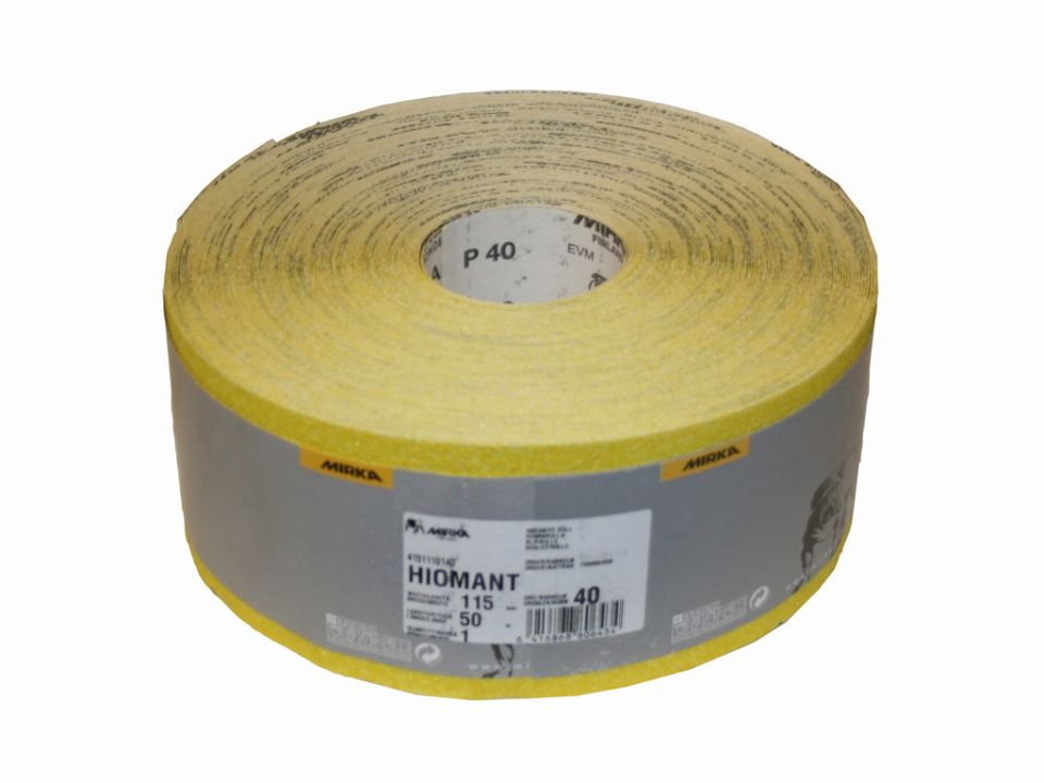 Hiomant Abrasive Paper Roll 40 Grit Ex.Coarse 50M