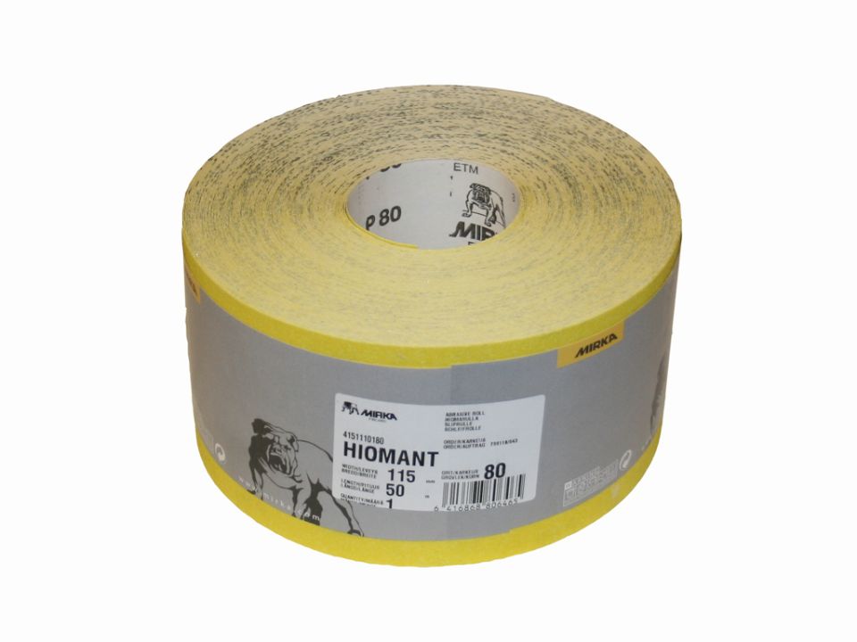 Hiomant Abrasive Paper Roll 80 Grit Medium 50M