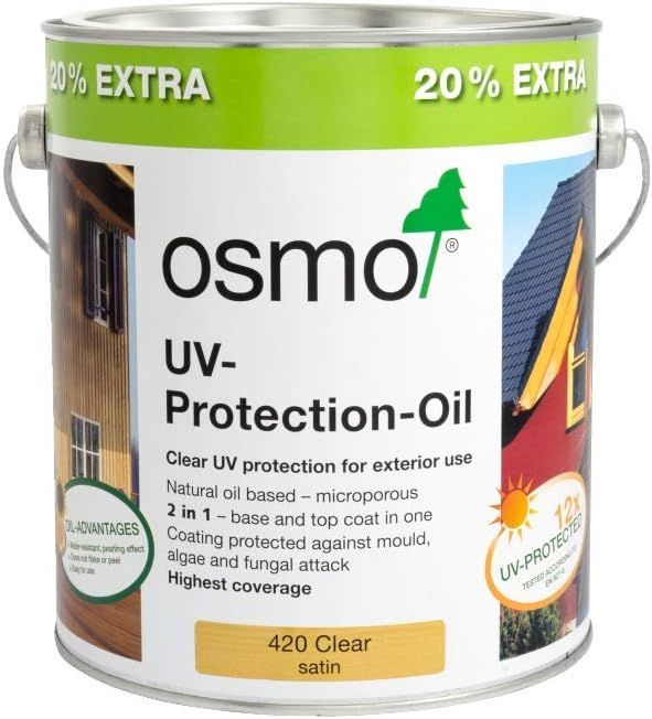 Osmo 420 Clear Satin UV Protection Oil 