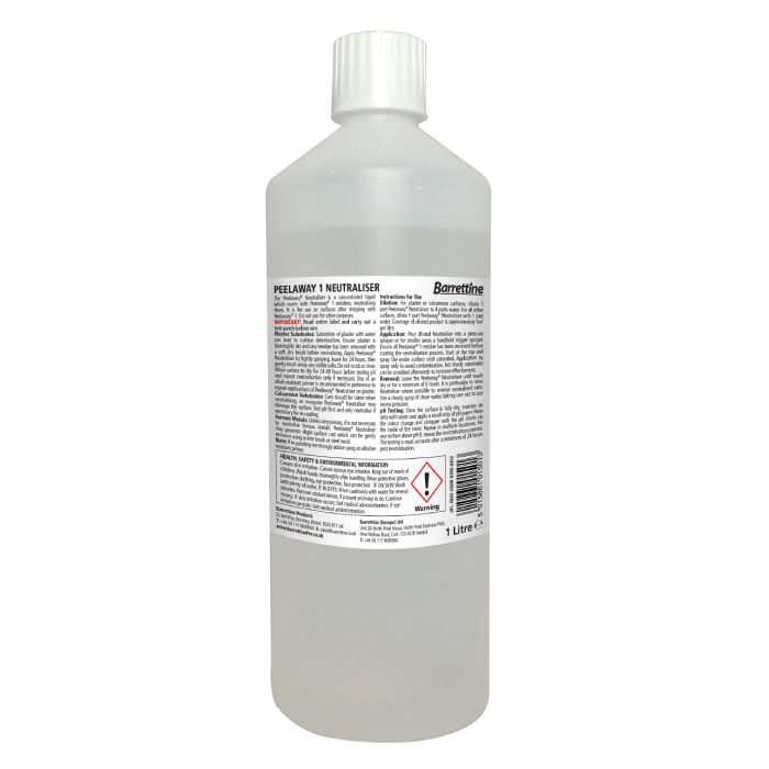 Barrettine Peelaway 1 Neutraliser - 1 Litre