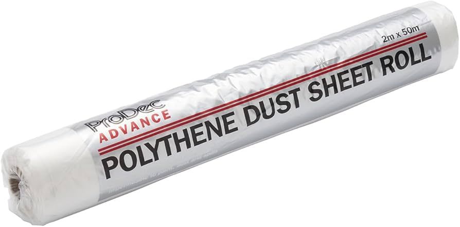 ProDec Advance Polythene Dust Sheet Roll - 2m x 50m