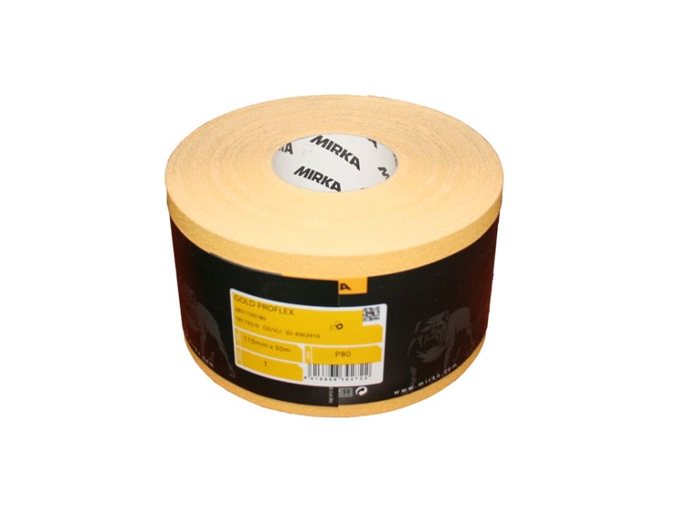 ProFlex Gold Abrasive Roll 80 Grit 50M