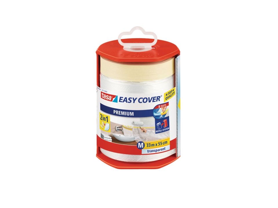 Tesa Easy Cover Masking Film 55cm DROP x 33M