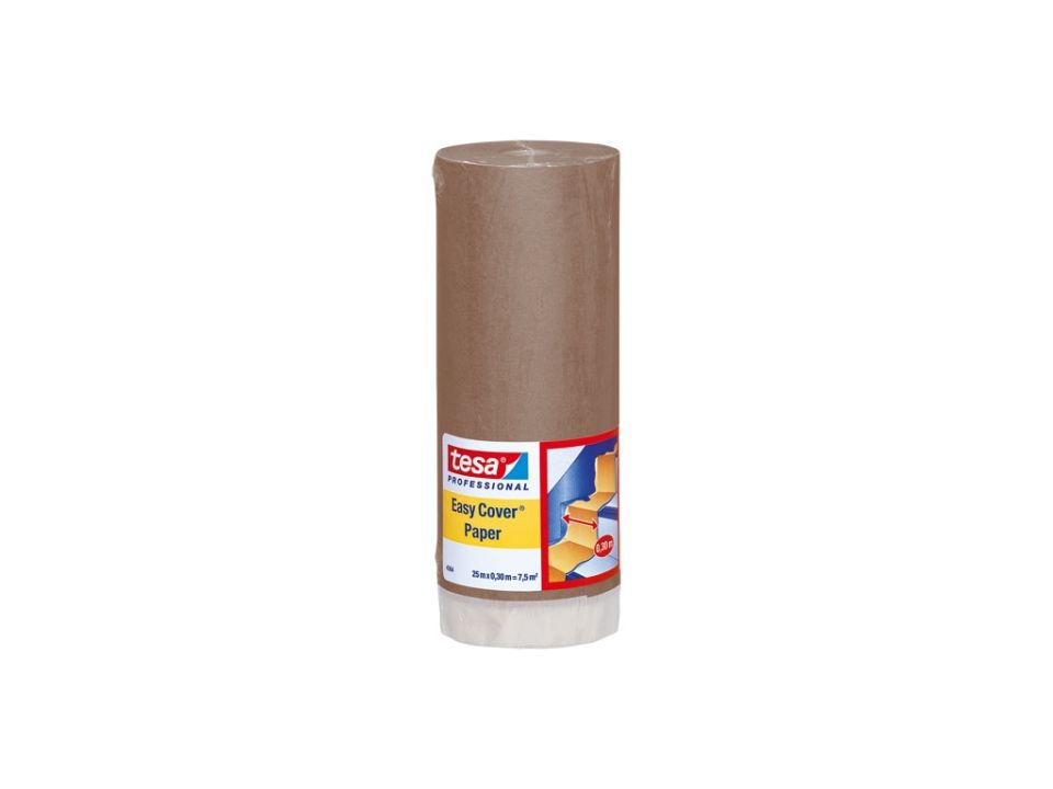 Tesa Easy Cover Masking Paper 30cms DROP x 25M