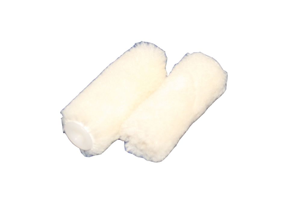 Tiny Velour Roller Short Pile 6cms 2 Pack