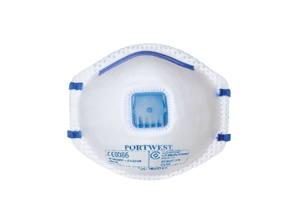 Valved Respirator Dust Mask FFP2 10Pk