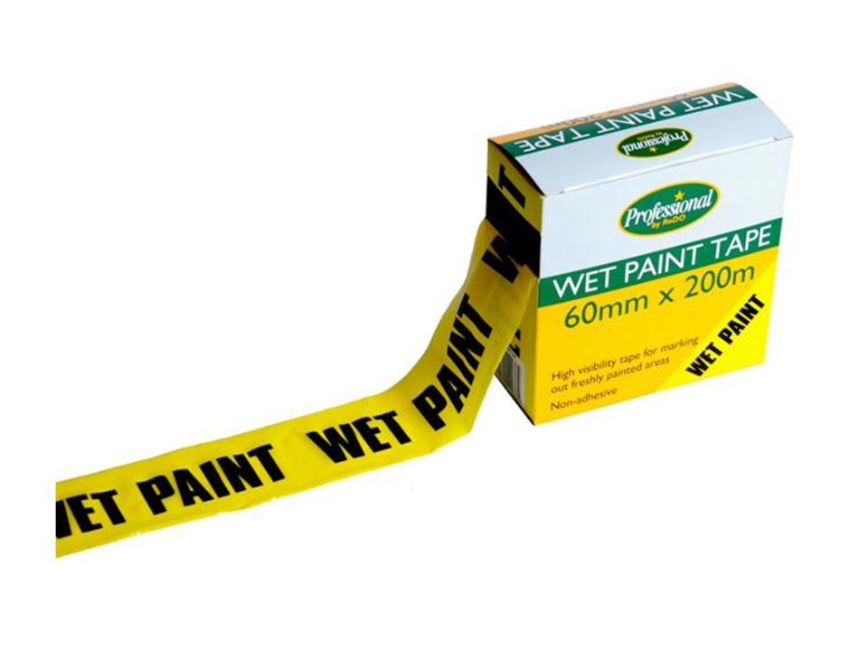 Wet Paint Tape 200M Roll