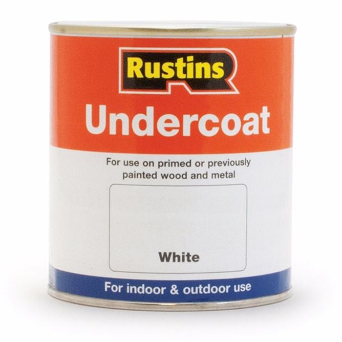 Rustins Undercoat White - 1 Litre