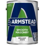 Armstead Trade Smooth Masonry Paint BW 5Ltr