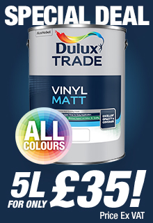 Dulux Trade Vinyl Matt Tinted Colour