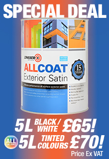 Save on Zinsser Allcoat Exterior Paint