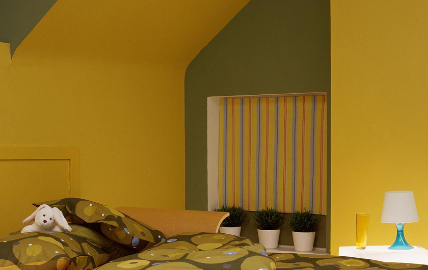 Yellow Kid Bedroom Paint